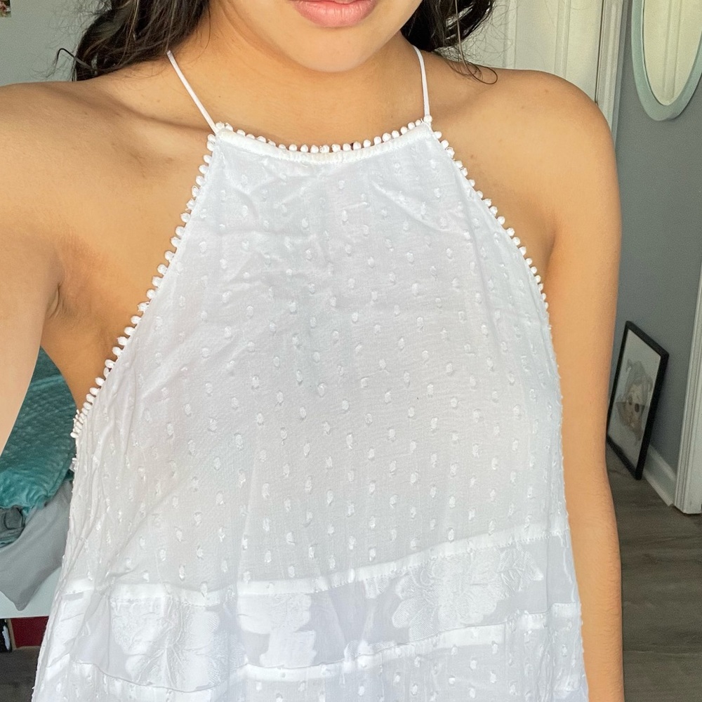 Never used white LOFT dress
